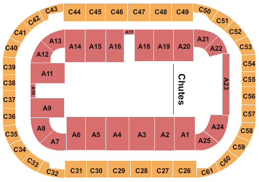 Ford Idaho Center PBR Seating Chart